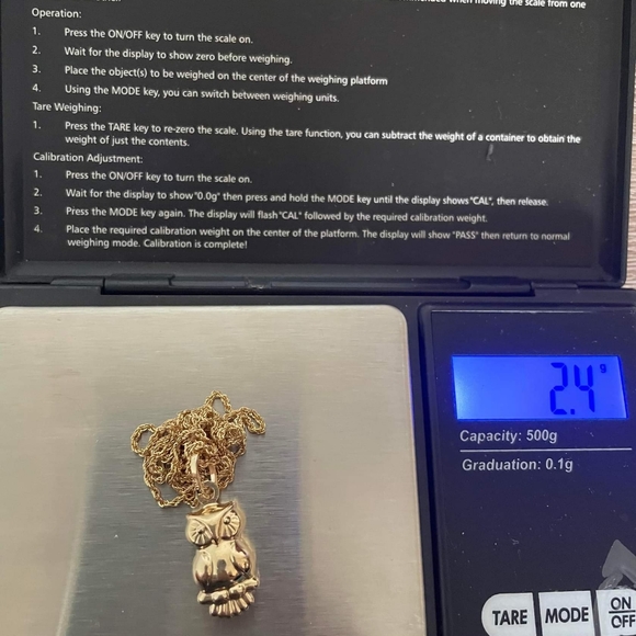 18K SAUDI GOLD NECKLACE - Picture 2 of 3